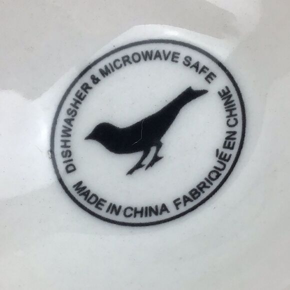 Anthropologie Monogram Initial “N” Script White Pedestal Tea Cup - Picture 7 of 8